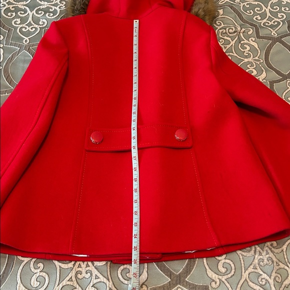 Kate Spade Double-breasted Wool Coat with Hood. Size M - Picture 10 of 11